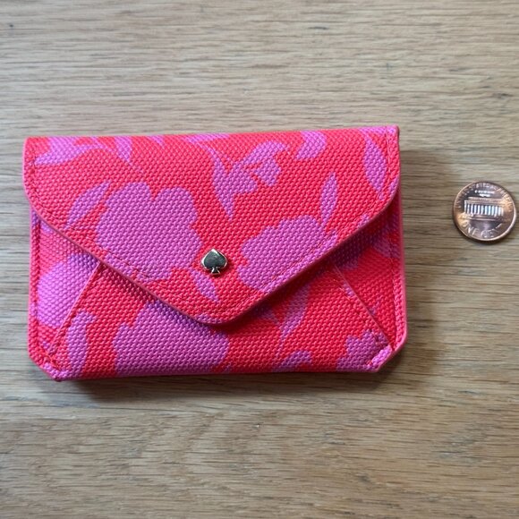 Classic Rose Envelope Card Case - kate spade new york x Target, Pink/Red - Picture 7 of 9